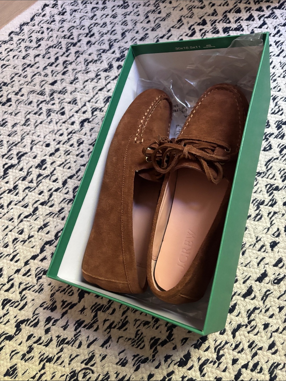 NIB J. Crew suede driving Loafers 9